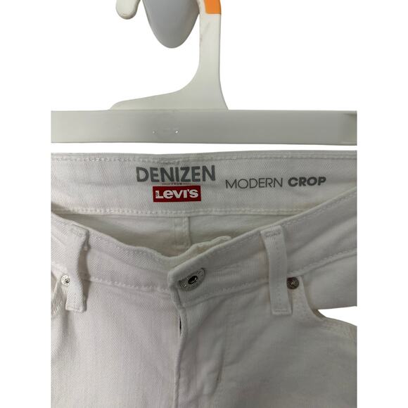 Levi’s Denizen modern white crop pant size 6 - Picture 3 of 5